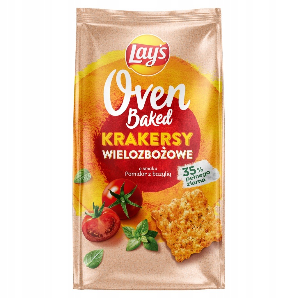 Lays Oven Baked krakersy A pom. z bazylią 80g 1=12