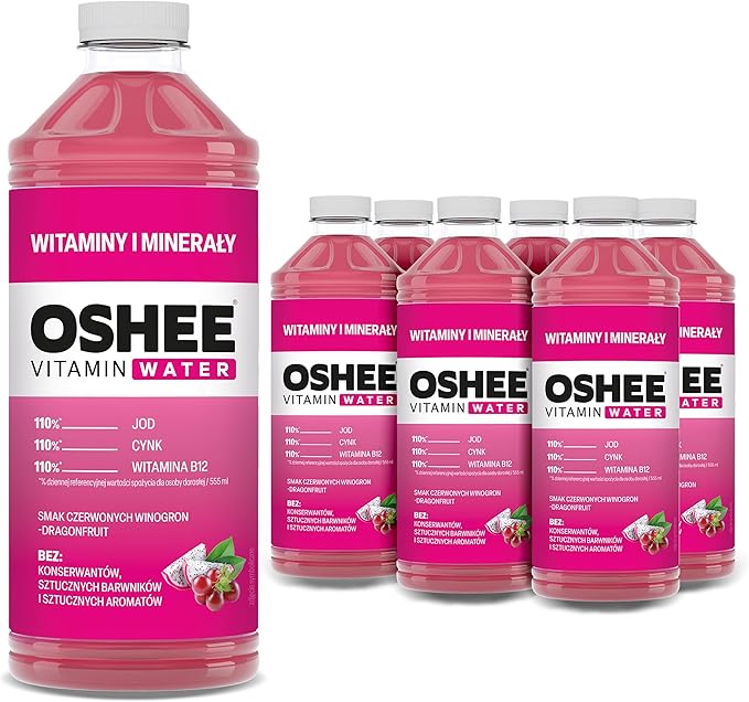 OSHEE Vitamin Water Witaminy i Minerały 555 ml