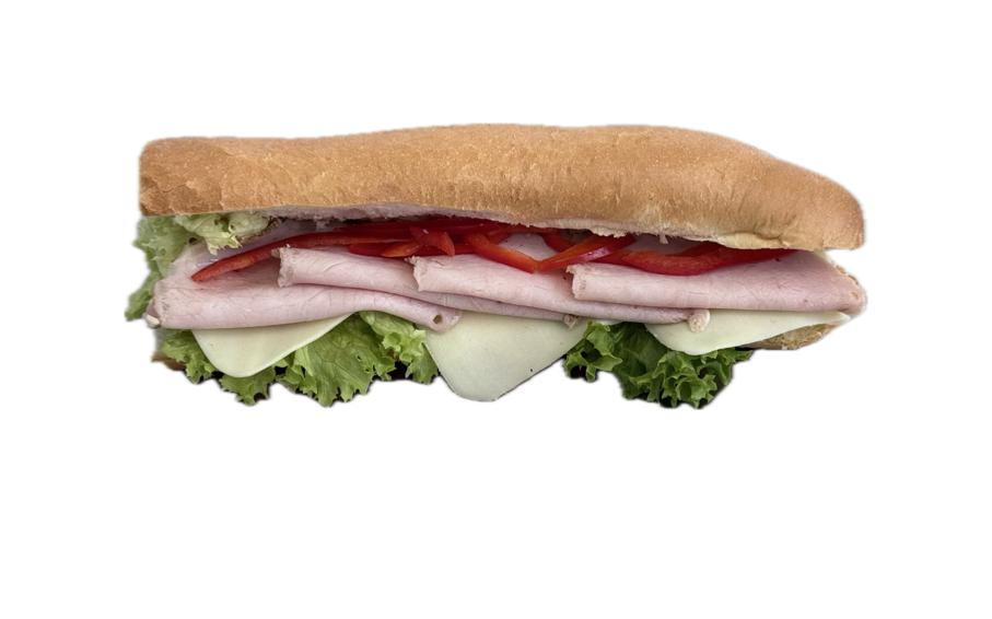 Pólbagietka z szynką i serem 280g