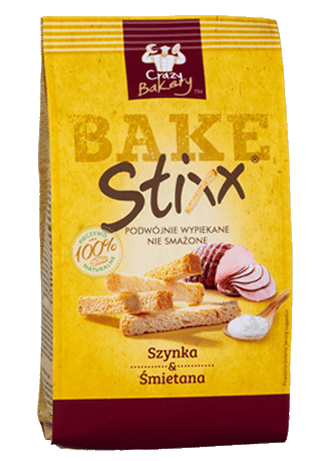 Bake Stixx Szynka Śmietana 60g 15szt