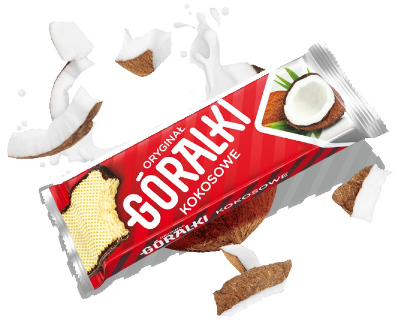 Góralki A kokosowe 49g 36 szt