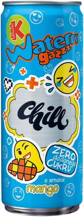 Kubuś Waterr GAZ mango 24*0.25L