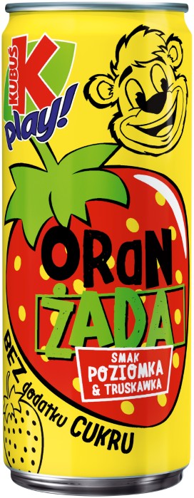 Kubuś Play Oranżada trusk-poziom 0.25L