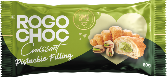 Rogal Rogochoc Croissant  Pistacja 60g