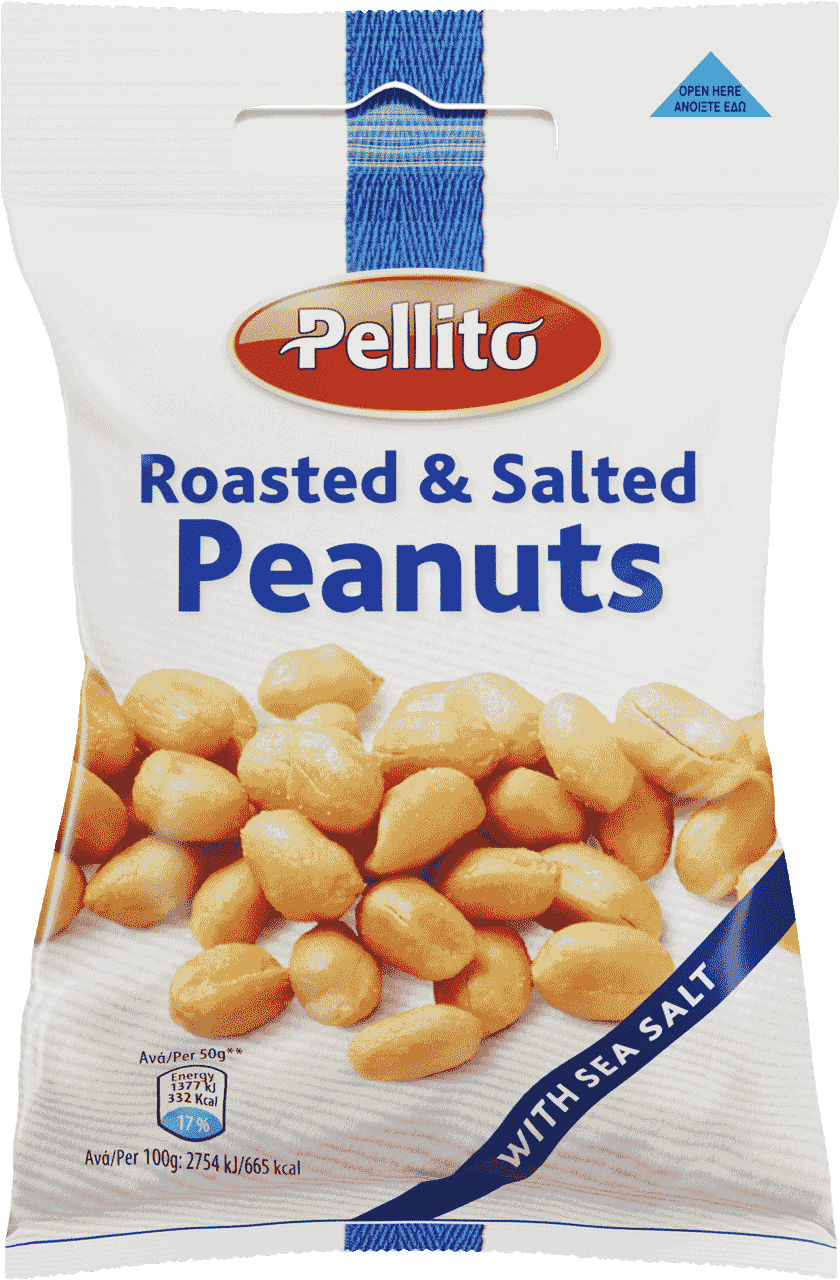 Orzeszki Pellito Prażone Solone 50g/50