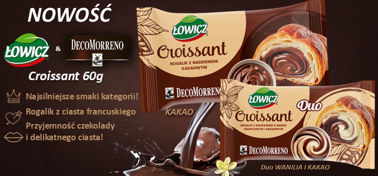 Łowicz Rogal Wanilia-Kakao 60g/30