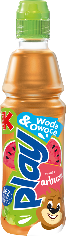 Kubuś Play jabłko-arbuz-aronia 400ml/12