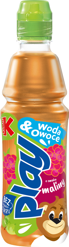 Kubuś Play jabłko-malina 400ml/12