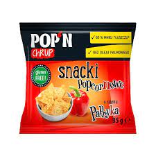 POP`N CHRUP C Snacki Popcornowe  Papryka 35g (30szt)
