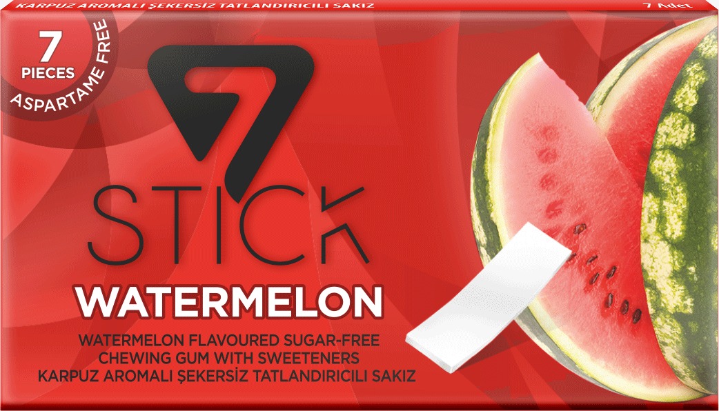 7 STICK Guma Watermelon 14,5g
