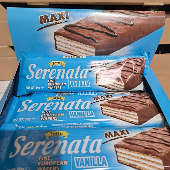 Serenata Wafel Maxi Vanilia 50g 15szt