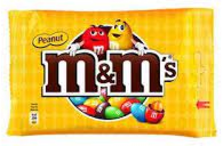 MMs orzechowe 45g 24 szt