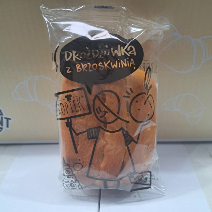 Drożdzówka z Brzoskwinią 80g/24 EUROPIEK