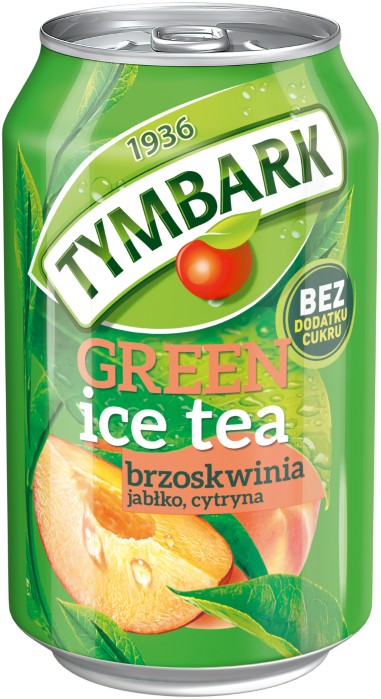 Tymbark Green ICE TEA A brzoskwinia 0,33l CAN 1=12