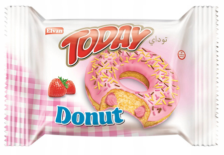 TODAY A Donut Truskawka 50g/24