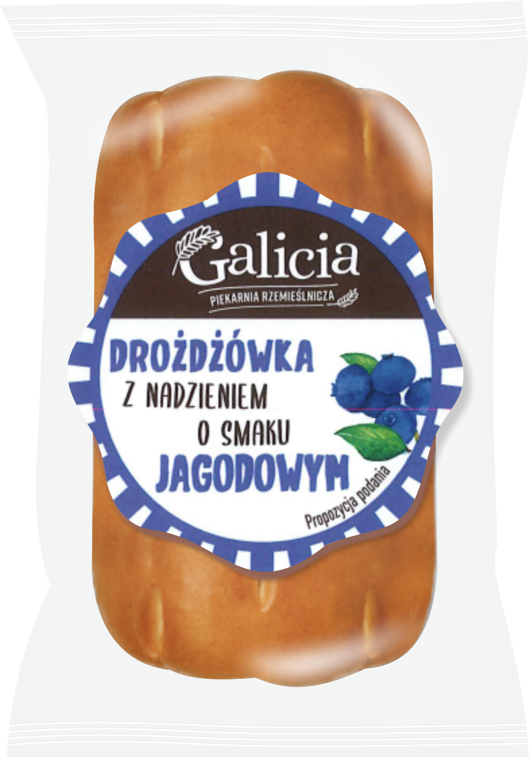 Drożdżówka Szkolna D Jagodowa Galicyjska 75g