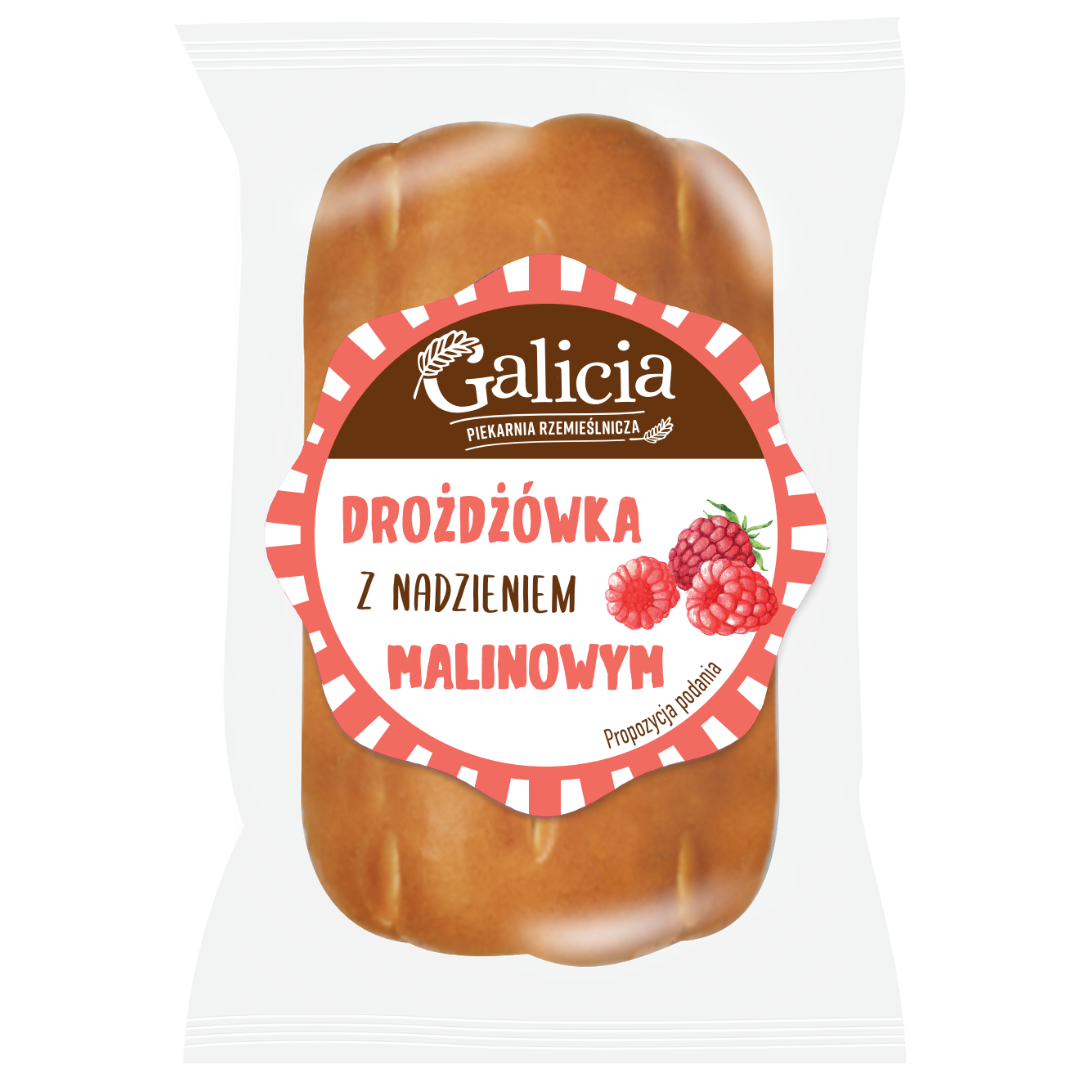 Drożdżówka Szkolna C Malinowa Galicyjska 78g