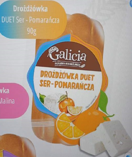 Drożdżówka A Duet Ser-Pomarańcza  Galicyjska 90g 14 szt