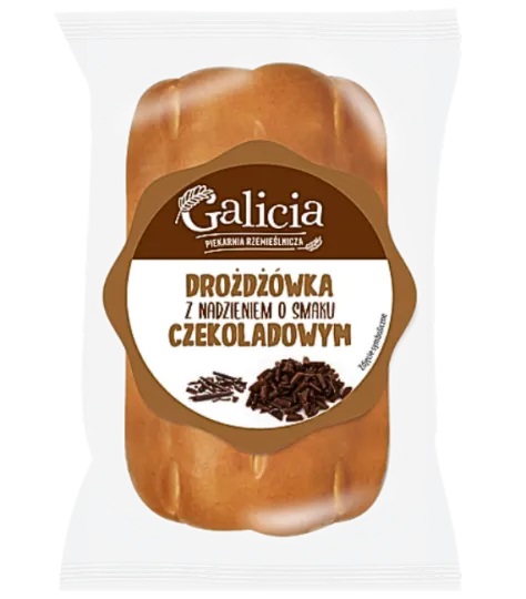 Drożdżówka C Czekoladowa Galicyjska 90g 14 szt