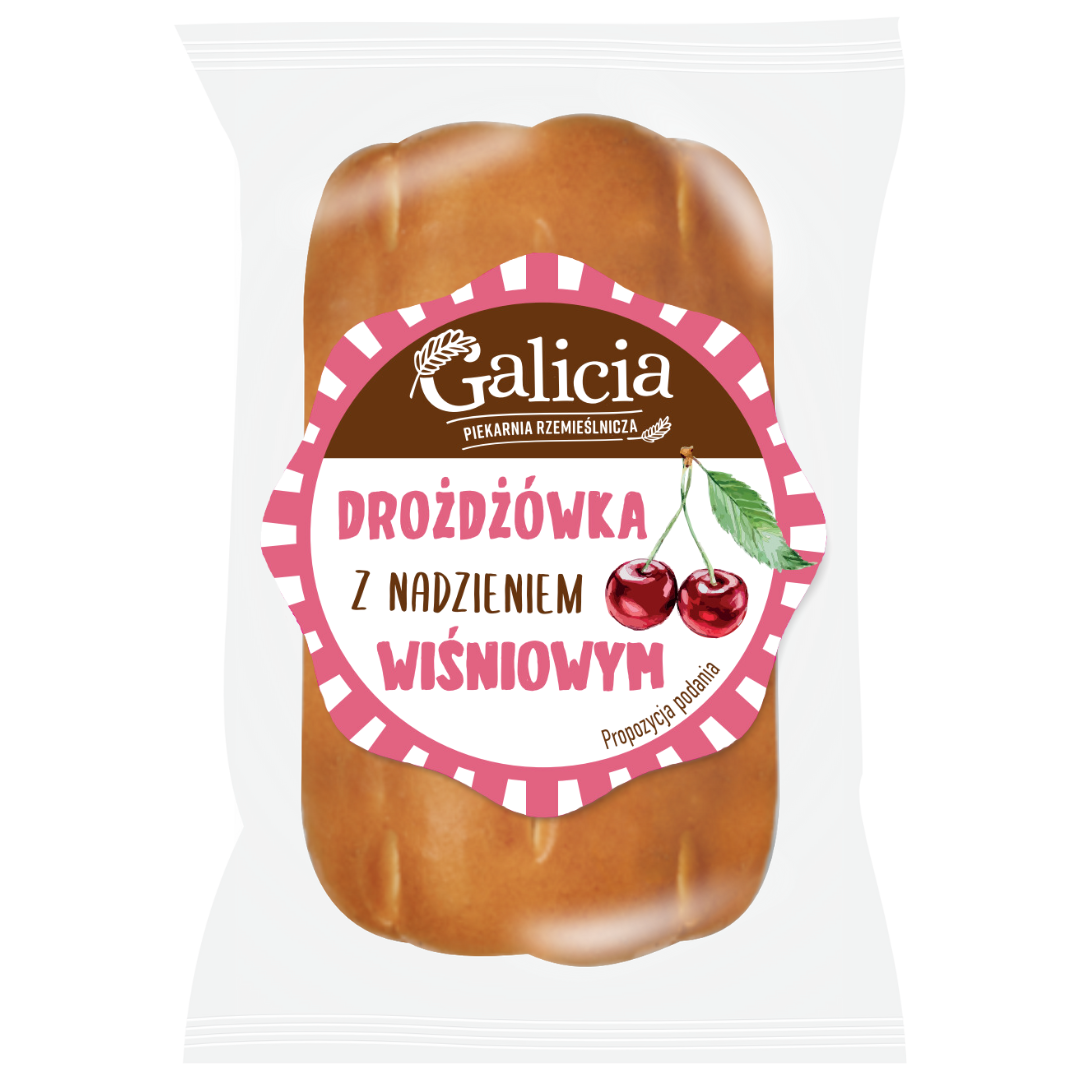 Drożdżówka Szkolna B Wiśniowa Galicyjska 78g