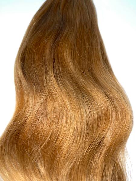 Włosy słowiańskie falowane 40cm złoty blond poziom 8