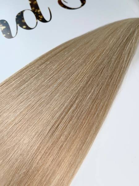 Włosy słowiańskie proste 46cm chłodny beż blond poziom 11
