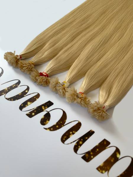 Włosy naturalne na keratynę 70cm blond