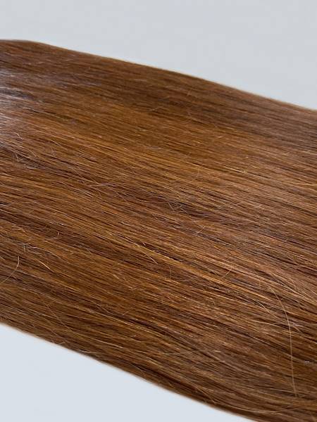 Włosy naturalne na keratynę 70cm brąz