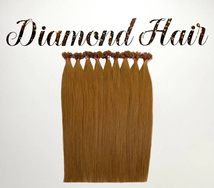 Włosy naturalne na keratynę 70cm złoty blond