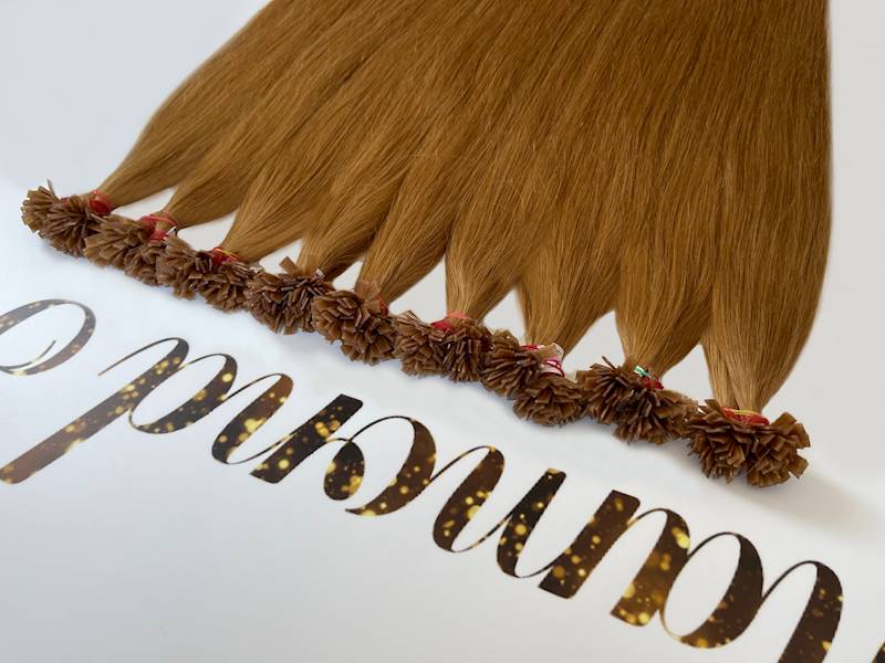 Włosy naturalne na keratynę 70cm złoty blond