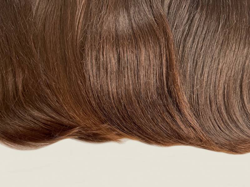 Włosy słowiańskie proste 40-45cm brąz poziom 4