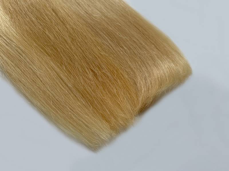 Włosy słowiańskie proste 46-50cm blond poziom 11
