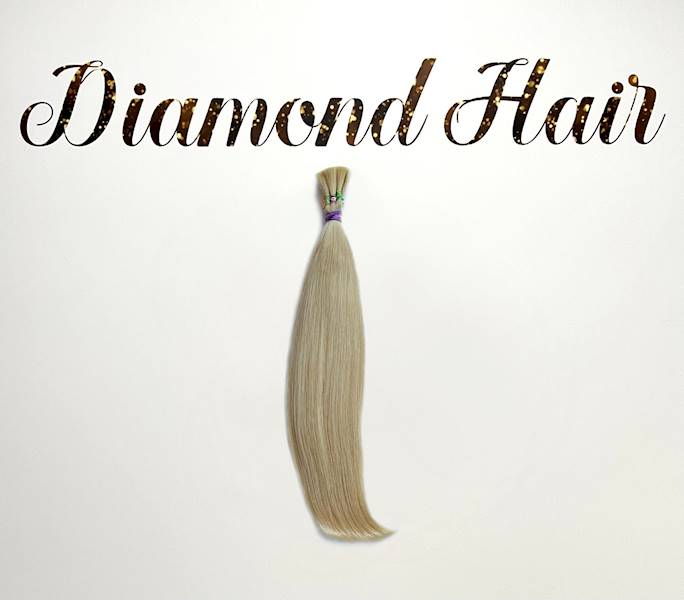 Włosy słowiańskie proste 46-50cm blond poziom 11