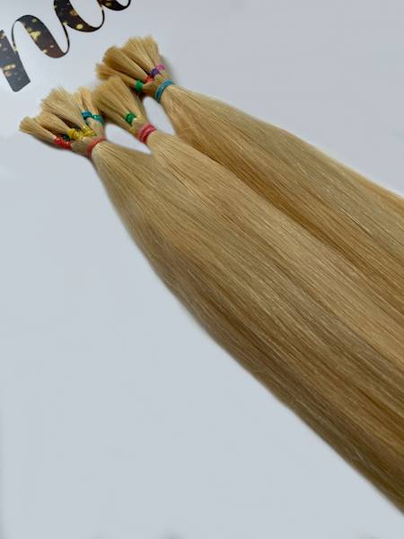 Włosy słowiańskie proste 51-55cm blond poziom 11