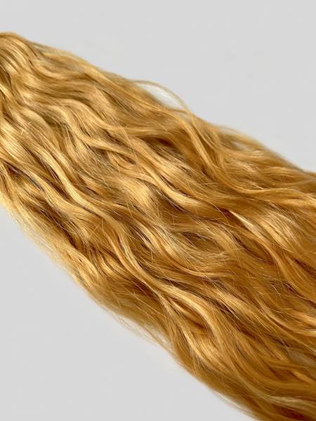 Włosy słowiańskie kręcone 56cm blond poziom 10