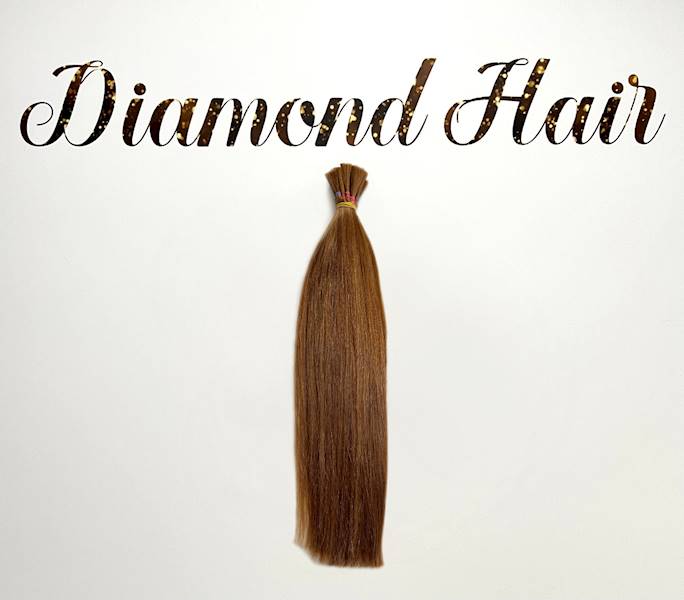 Włosy słowiańskie proste 56-60cm blond poziom 8/9