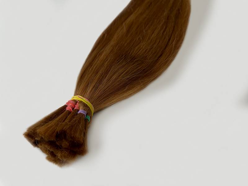 Włosy słowiańskie proste 56-60cm blond poziom 8/9