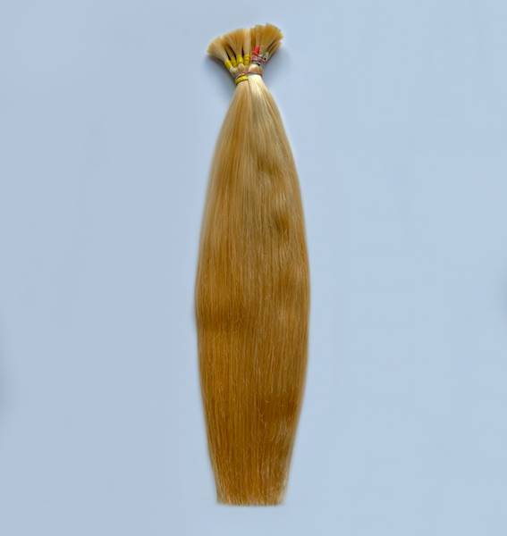 Włosy słowiańskie proste 61-65cm blond poziom 10