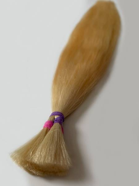 Włosy słowiańskie proste 66-70cm blond poziom 11