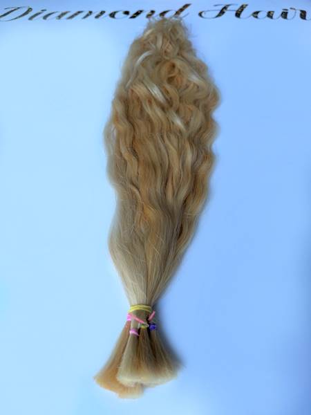 Włosy słowiańskie kręcone 66-70cm blond poziom 10