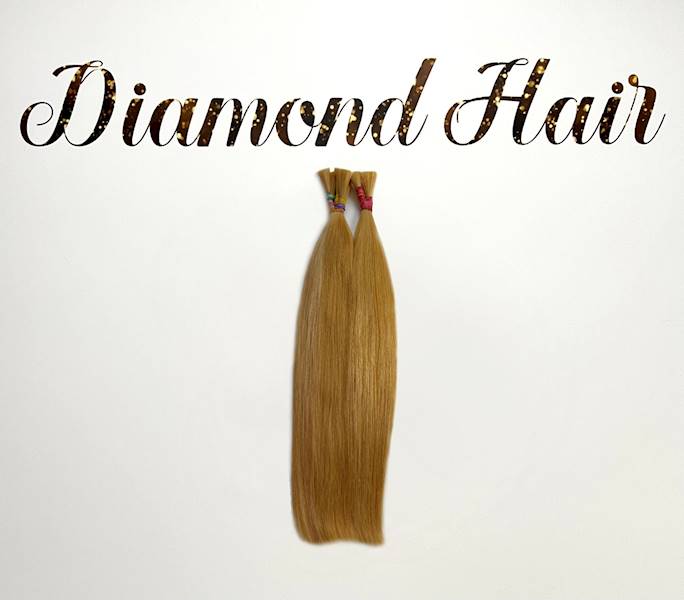 Włosy słowiańskie proste 56-60cm blond poziom 10