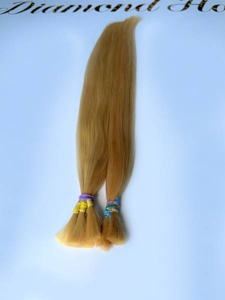 Włosy słowiańskie proste 56-60cm blond poziom 10