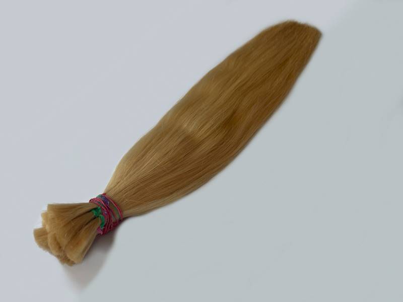Włosy słowiańskie proste 51-55cm blond poziom 10
