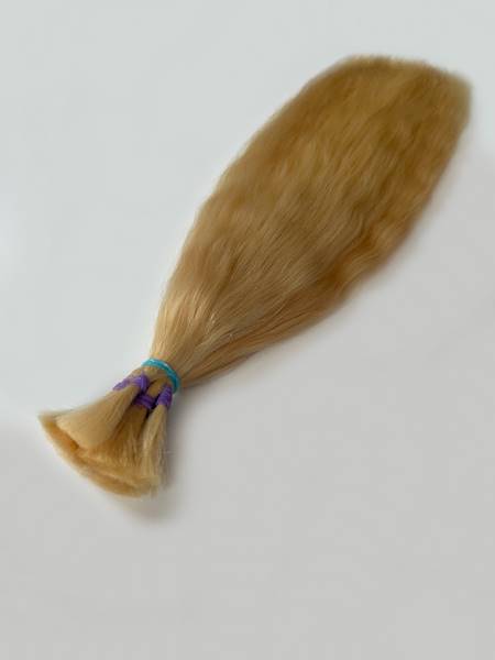 Włosy słowiańskie kręcone 46-50cm blond poziom 11