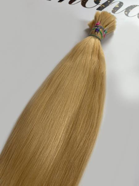 Włosy słowiańskie proste 46-50cm blond poziom 10