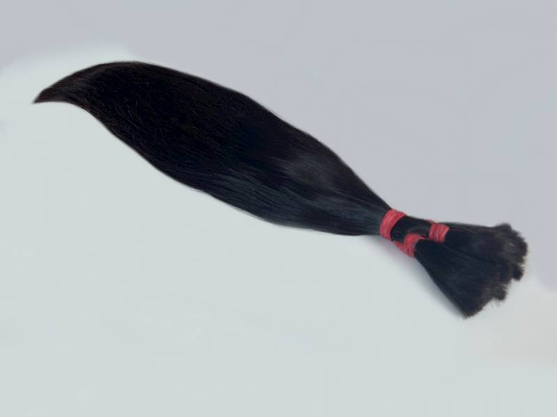 Włosy słowiańskie proste 51-55cm brąz poziom 4