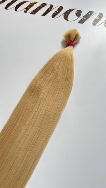 Włosy słowiańskie proste 53cm blond 11V