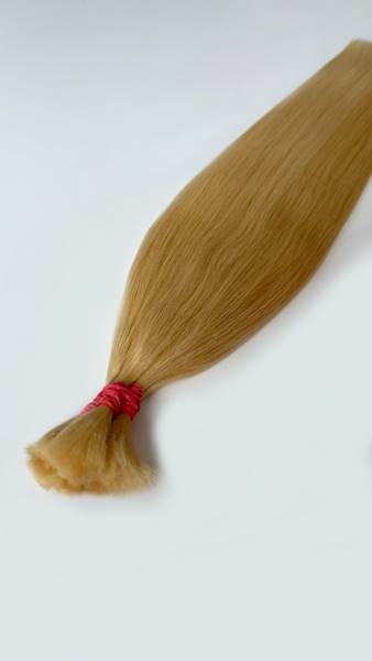 Włosy słowiańskie proste 53cm blond 11V
