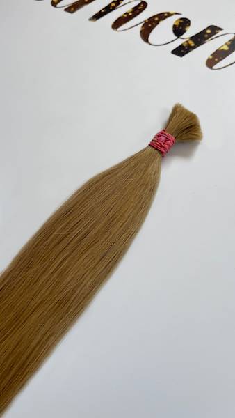 Włosy słowiańskie proste 60cm blond 8A