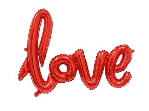 GODAN-BALON FOLIOWY 'NAPIS LOVE" 68 CM A'1